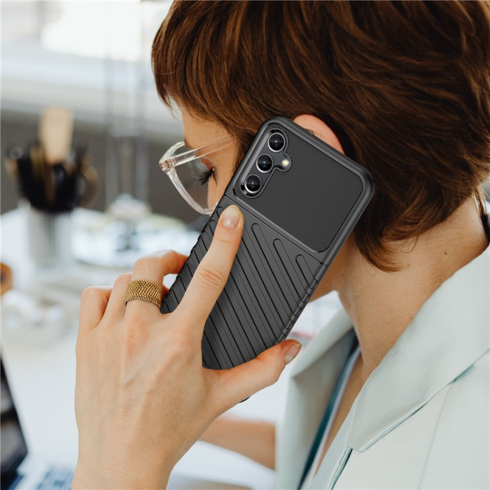 OEM - Galaxy A14 5G/4G Mobilskal Thunder Twill - Svart