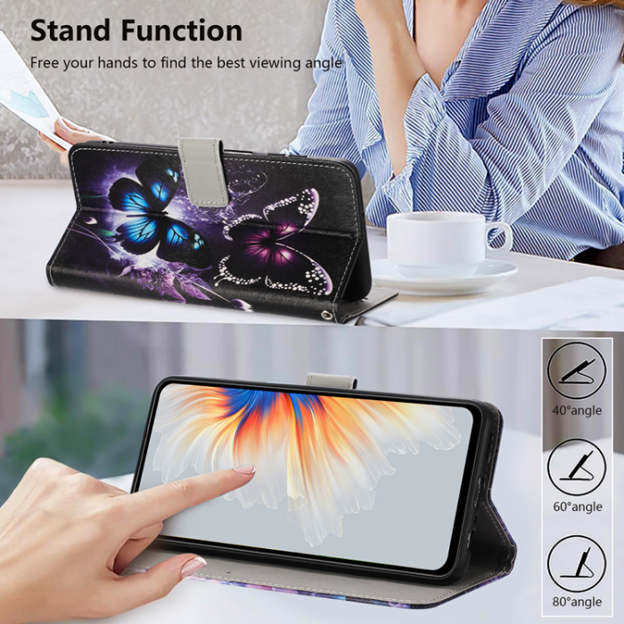 A-One Brand - Sony Xperia 10 VII Plånboksfodral Pattern Printing - Two Butterflies