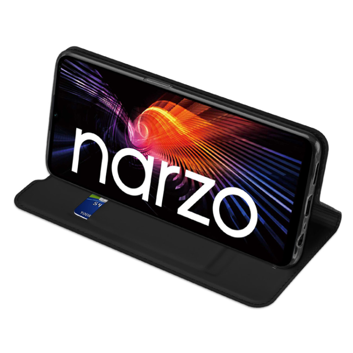Dux Ducis - Dux Ducis Realme Narzo 50A Fodral Skin Series - Svart