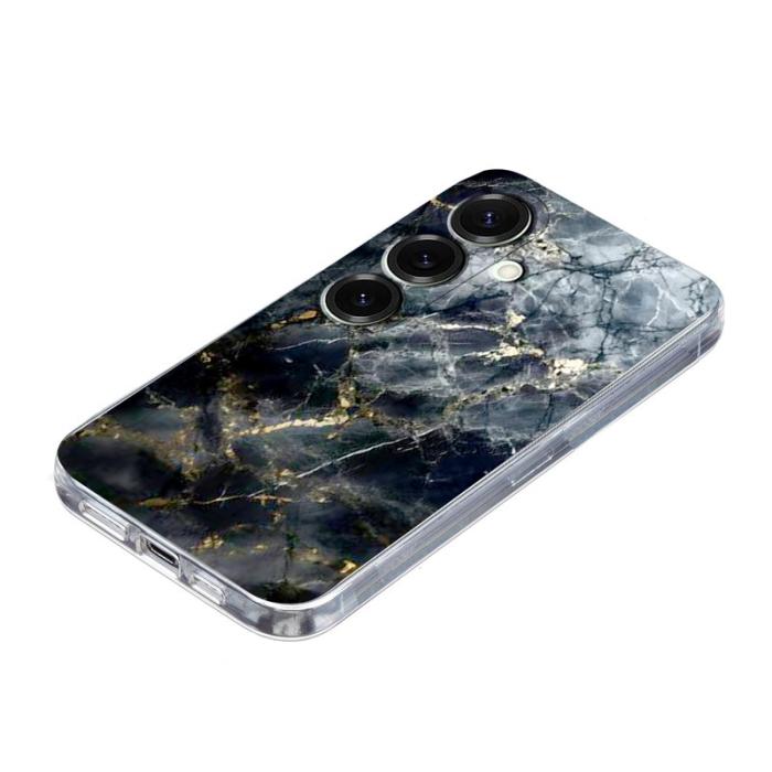 OEM - Mobilskal till Samsung Galaxy A57 Marmortryck Plast - Svart
