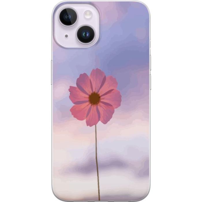 iSecrets - Mobilskal till Apple iPhone 14 med Rosa blomma