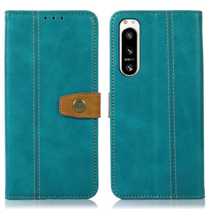 A-One Brand - Sony Xperia 5 IV Plånboksfodral Magnetic Clasp - Grön