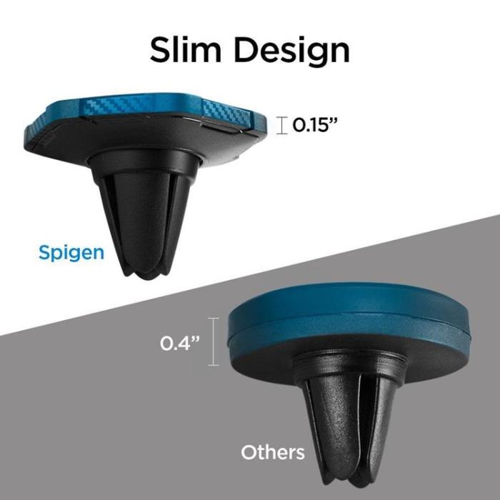Spigen - Spigen Magnetisk Mobilhållare Luftventil QS 11 - Svart