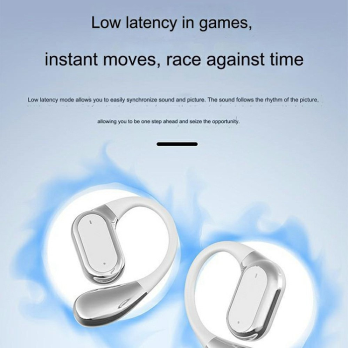 A-One Brand - Trådlösa Bluetooth Hörlurar med Skärmvisning On-Ear Smart Q18