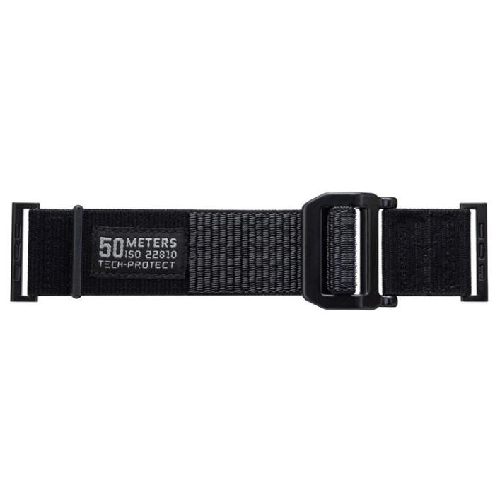 Tech-Protect - Tech-Protect Apple Watch (49/45/44/42mm) Armband Scout Svart