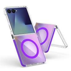 A-One Brand - Galaxy Z Flip 7 Mobilskal MagSafe Acrylic - Lila