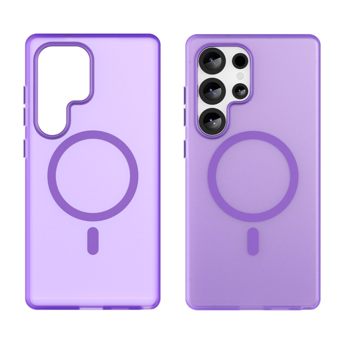 A-One Brand - Galaxy S25 Ultra Mobilskal MagSafe Slim Matte - Lila