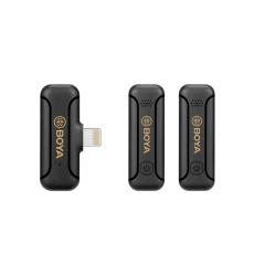 BOYA - BOYA Tr&aring;dl&ouml;st Mikrofonsystem x2 BY-WM3 F&ouml;r Lightning