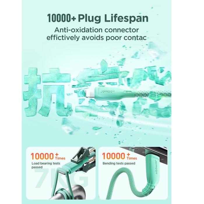 Joyroom - Joyroom USB-C till Lightning kabel 1m PD 30W - Vit