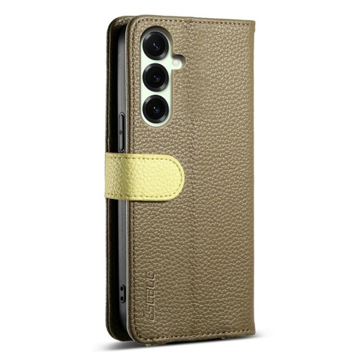 ESEBLE - ESEBLE Mobilfodral för Samsung Galaxy S26 Plus Konstläder med spegel - Brun