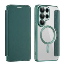 OEM - Mobilskal f&ouml;r Samsung Galaxy S26 Ultra Magnetiskt Konstl&auml;der - M&ouml;rkgr&ouml;n