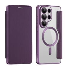 OEM - Mobilskal f&ouml;r Samsung Galaxy S26 Ultra Magnetiskt Konstl&auml;der - M&ouml;rklila
