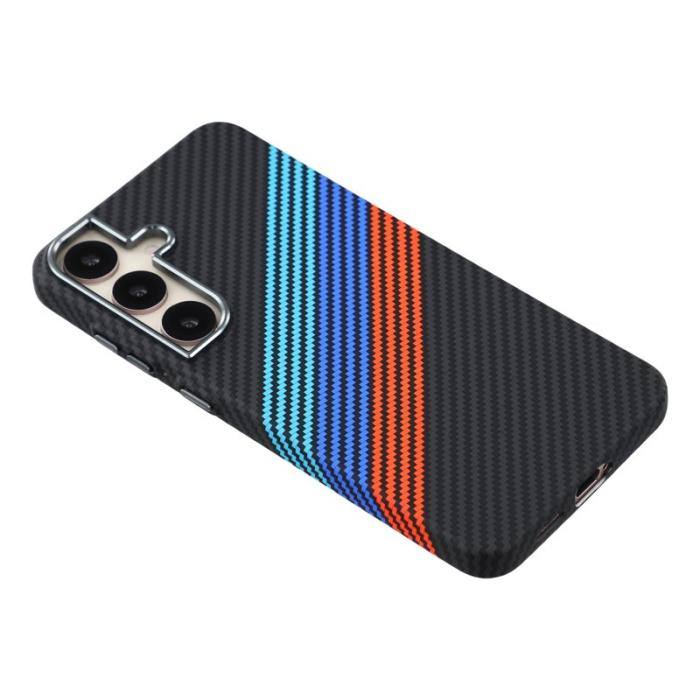 OEM - Mobilskal för Samsung Galaxy S26 Magnetiskt PC + TPU - Svart Röd Blå