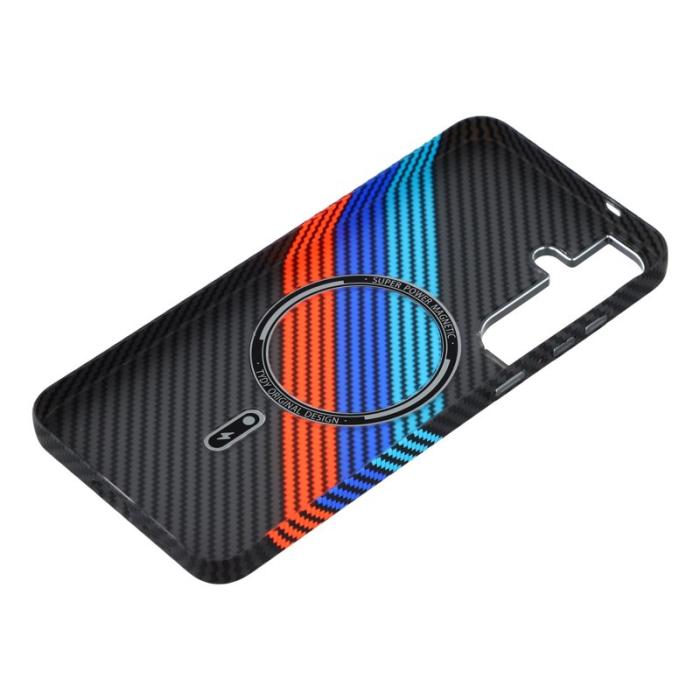 OEM - Mobilskal för Samsung Galaxy S26 Magnetiskt PC + TPU - Svart Röd Blå