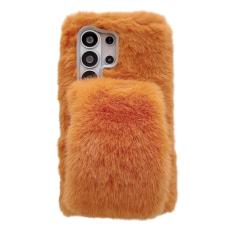 OEM - Mobilskal f&ouml;r Samsung Galaxy S26 Ultra Fluffy TPU med handtag - Orange