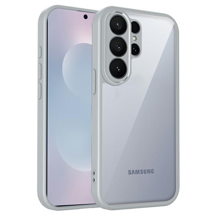 OEM - Mobilskal för Samsung Galaxy S26 Ultra Matt yta PC + TPU - Grå