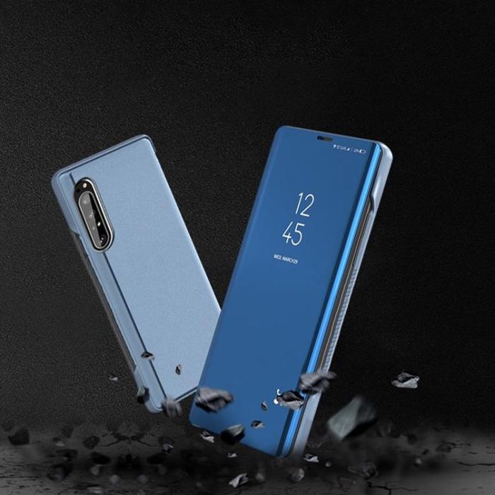 UTGATT5 - Clear View Fodral Sony Xperia 10 II - Svart
