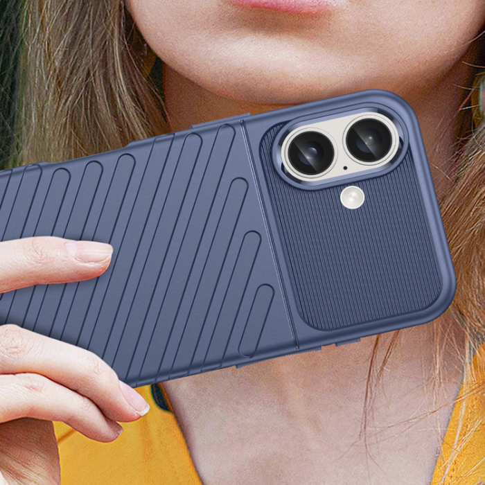OEM - iPhone 16 Plus Mobilskal Silikon Thunder - Blå