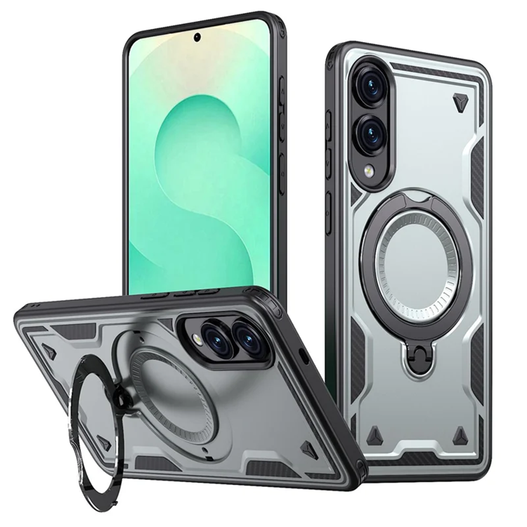 Mobilskal till Galaxy S25 Edge Magsafe Kickstand (Grå) | 2353 | AlltMobil