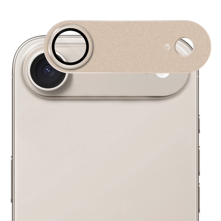 Hat Prince iPhone Air Härdat Glas Kameralinsskydd AR Metal - Ljusguld | 5468 | AlltMobil