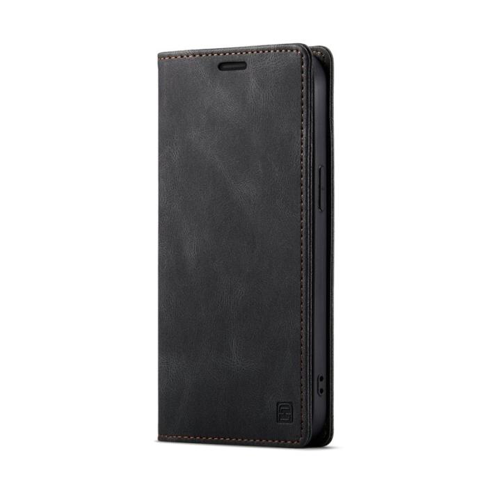 AUTSPACE - AUTSPACE iPhone 15 Wallet Fodral KonstLäder - Svart
