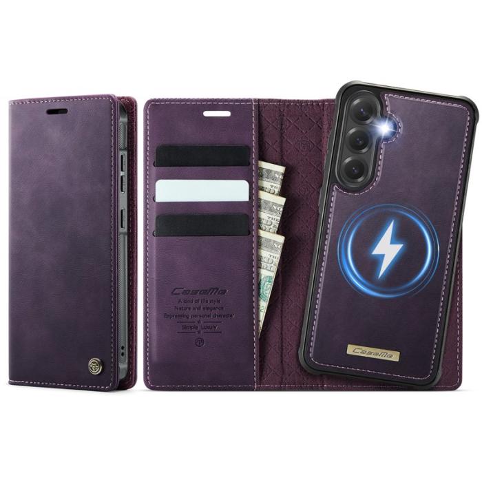 Caseme - CASEME C49 Fodral för Samsung Galaxy S25 FE MagSafe Lila