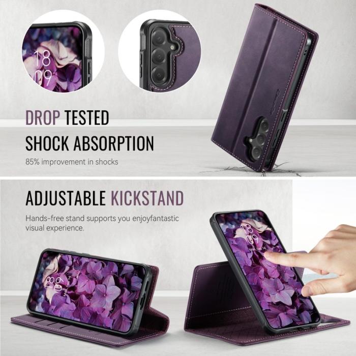 Caseme - CASEME C49 Fodral för Samsung Galaxy S25 FE MagSafe Lila