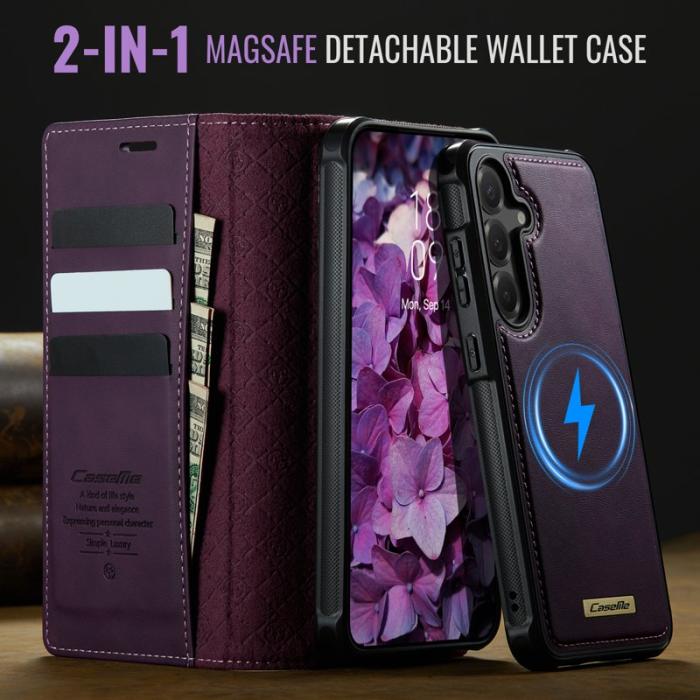 Caseme - CASEME C49 Fodral för Samsung Galaxy S25 FE MagSafe Lila