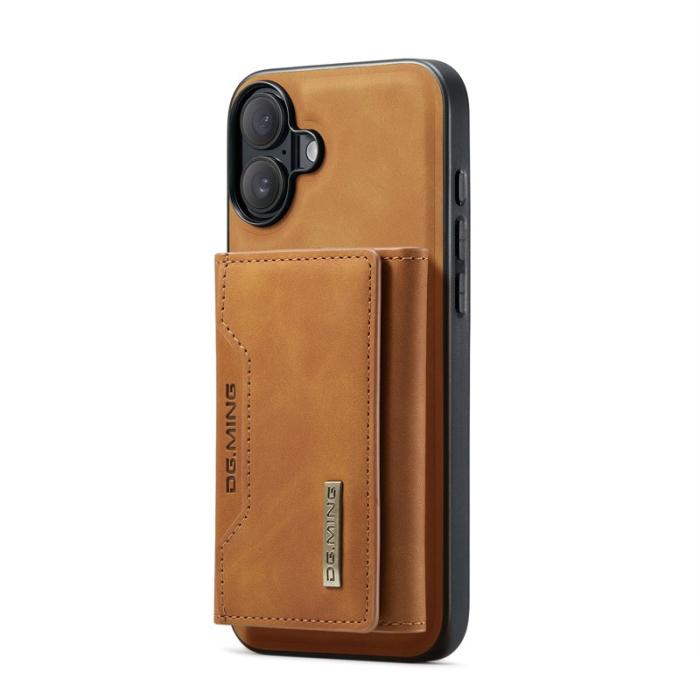 DG.MING - DG.MING M2 Series Mobilskal till iPhone 17 PU + PC + TPU - Brun