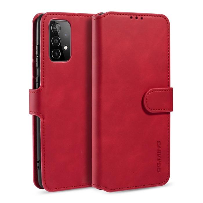 DG.MING - DG.MING Retro Mobilskal för Samsung Galaxy A52/A52s 5G - Röd