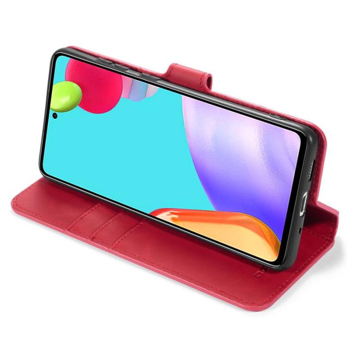 DG.MING - DG.MING Retro Mobilskal för Samsung Galaxy A52/A52s 5G - Röd