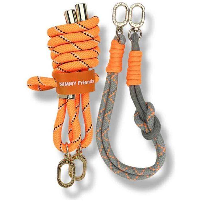 NIMMY - Nimmy Mobilrem Crossbody och Hand Cool&Cute 2.0 - Orange