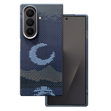 A-One Brand - Galaxy Z Fold 7 Mobilskal MagSafe Kevlar - Moon Blå