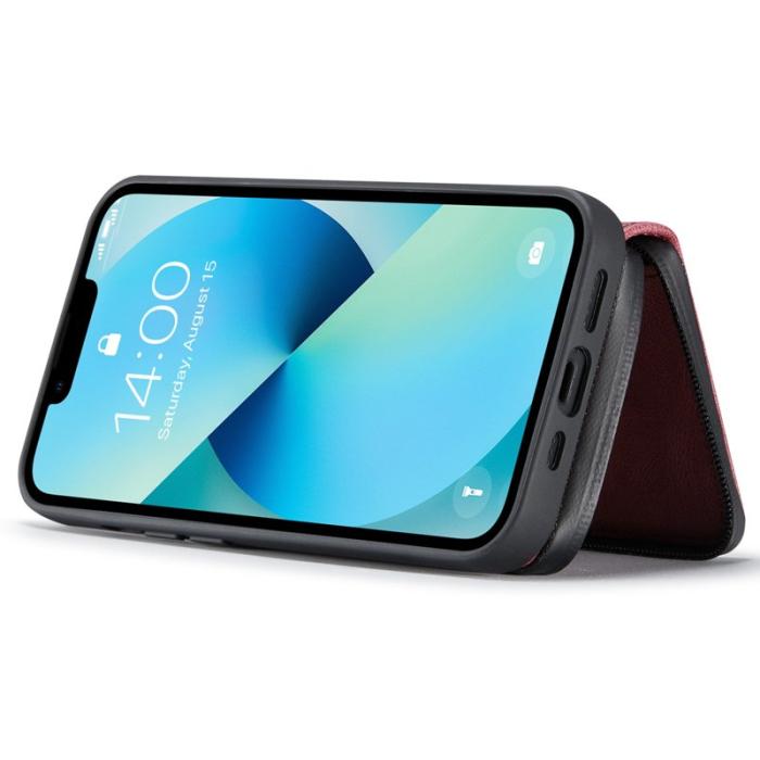 JEEHOOD - JEEHOOD Mobilskal till iPhone 14 Plus Shockproof KonstLäder Brun