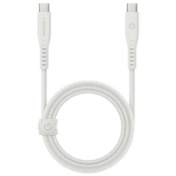 Energea USB-C till USB-C Kabel 240W 5A 1.5m Snabbladdning - Vit | 3541 | AlltMobil