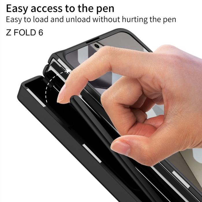 GKK - GKK Samsung Galaxy Z Fold6 Fodral Kickstand PC - Grön