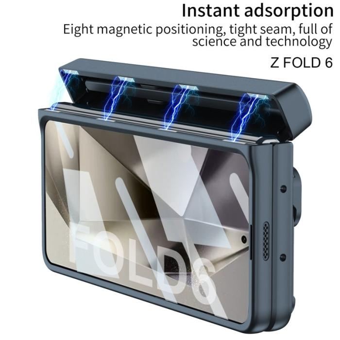 GKK - GKK Samsung Galaxy Z Fold6 Fodral Kickstand PC - Grön