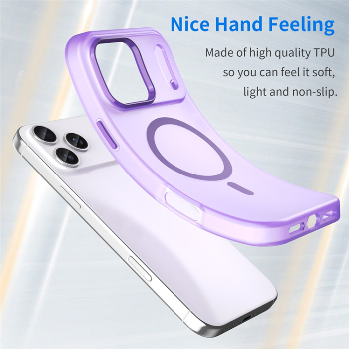 A-One Brand - iPhone 17 Pro Mobilskal MagSafe Slim Matte Translucent -