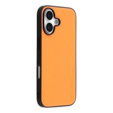 X-Level - X-LEVEL Bojue-3 Mobilskal till iPhone 17 L&auml;derbelagd PC+TPU Orange
