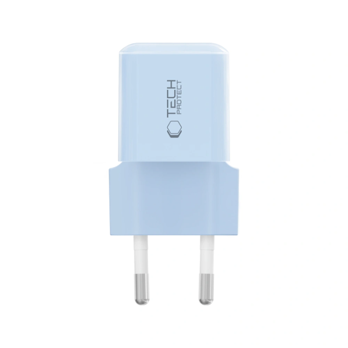 Tech-Protect - Tech-Protect Väggladdare USB-C 25W - Baby Blå