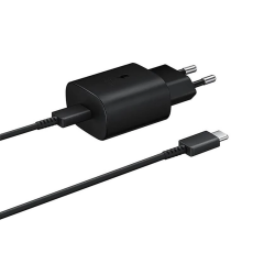 Samsung - Samsung Snabbladdare USB-C 25W Kabel USB-C/USB-C - Svart