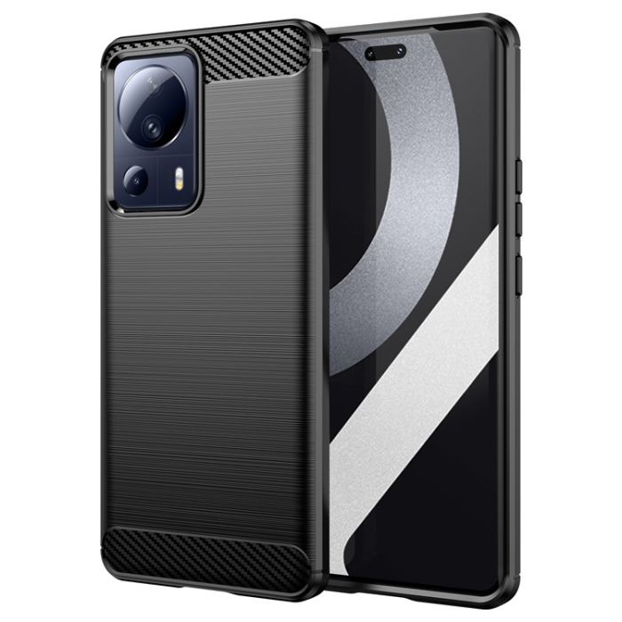 A-One Brand - Xiaomi 13 Lite Mobilskal Carbon Fiber - Svart