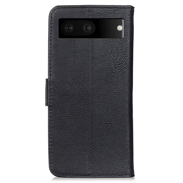 KHAZNEH - KHAZNEH Google Pixel 7 Pro Plånboksfodral Textured PU Läder - Svart