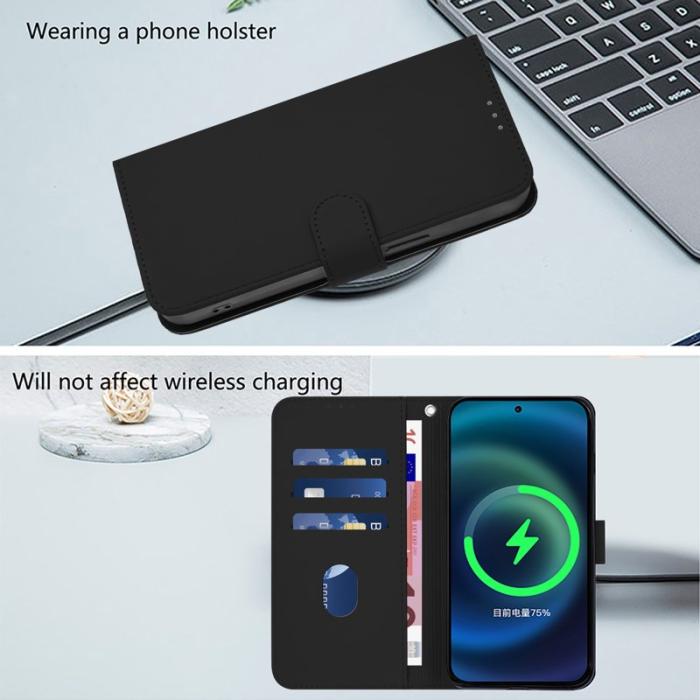 OEM - Samsung Galaxy S26 Ultra Fodral Konstläder Solid Color - Svart