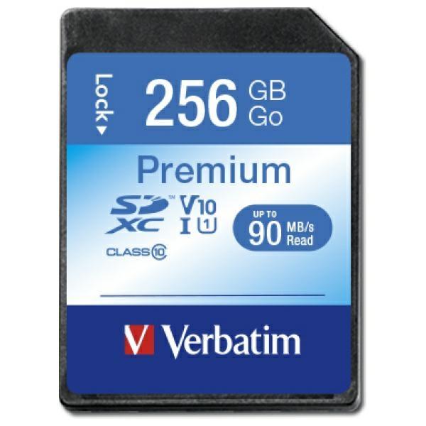 Verbatim Minneskort SDXC 256GB V10 Karta Premium U1 - Svart | 288 | AlltMobil