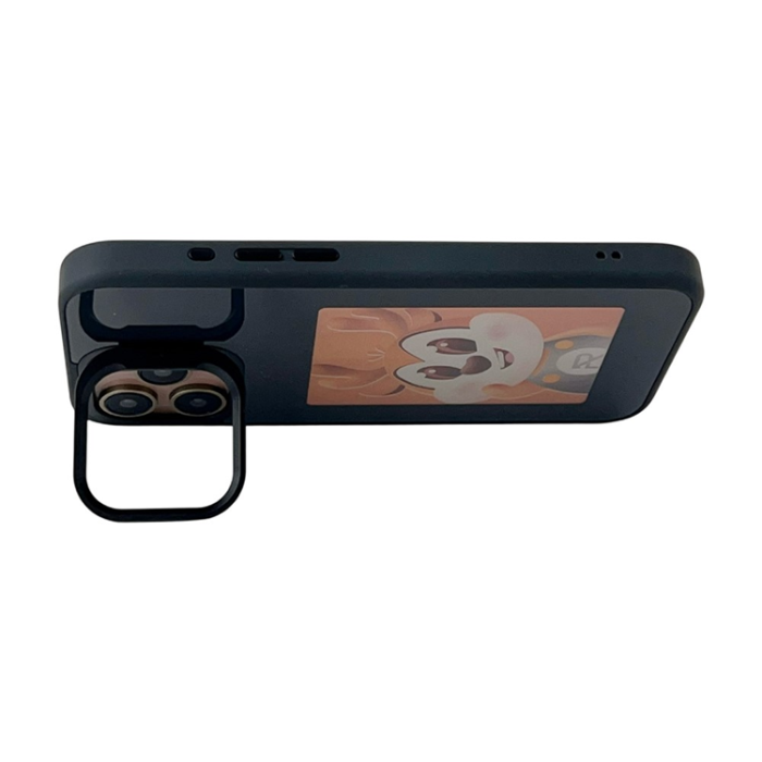 A-One Brand - iPhone 14 Pro Mobilskal MagSafe Lens Kickstand E-Ink Customized NFC