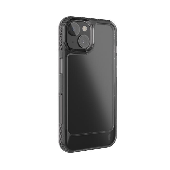 OEM - iPhone 15 Skal Transparent Svart Stöttålig