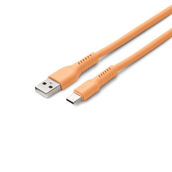 Colorum - Colorum USB-A till USB-C Kabel 1.8m 3A - Peach