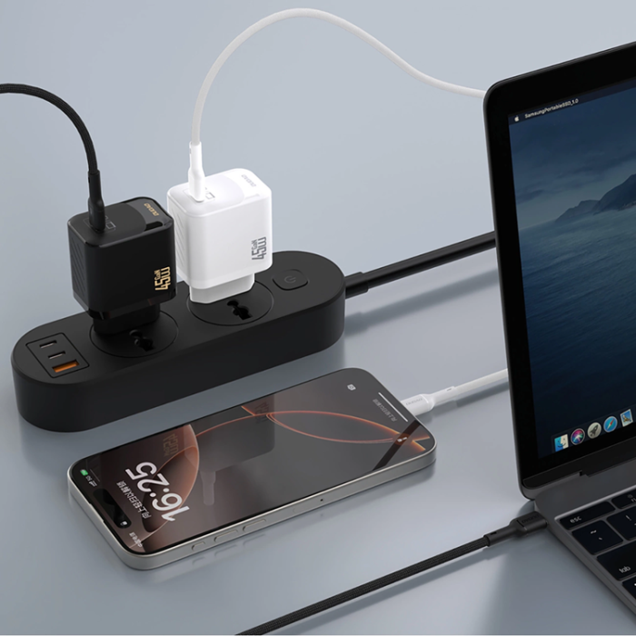 Dudao - Dudao Snabbladdare 45WUSB-C A28 GaN - Svart