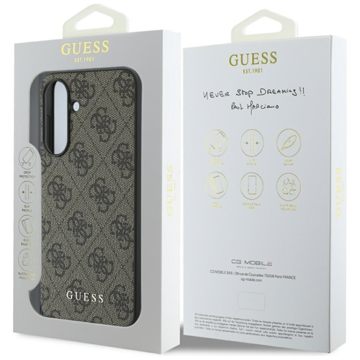 Guess - Guess Mobilskal För Galaxy A56 5G 4G Charms Collection - Brun